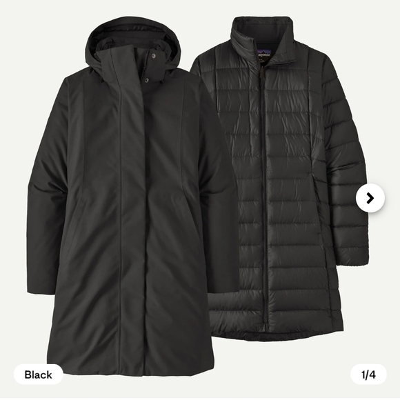 Tres 2-in-1 Raincoat Patagonia Size S - Picture 1 of 16